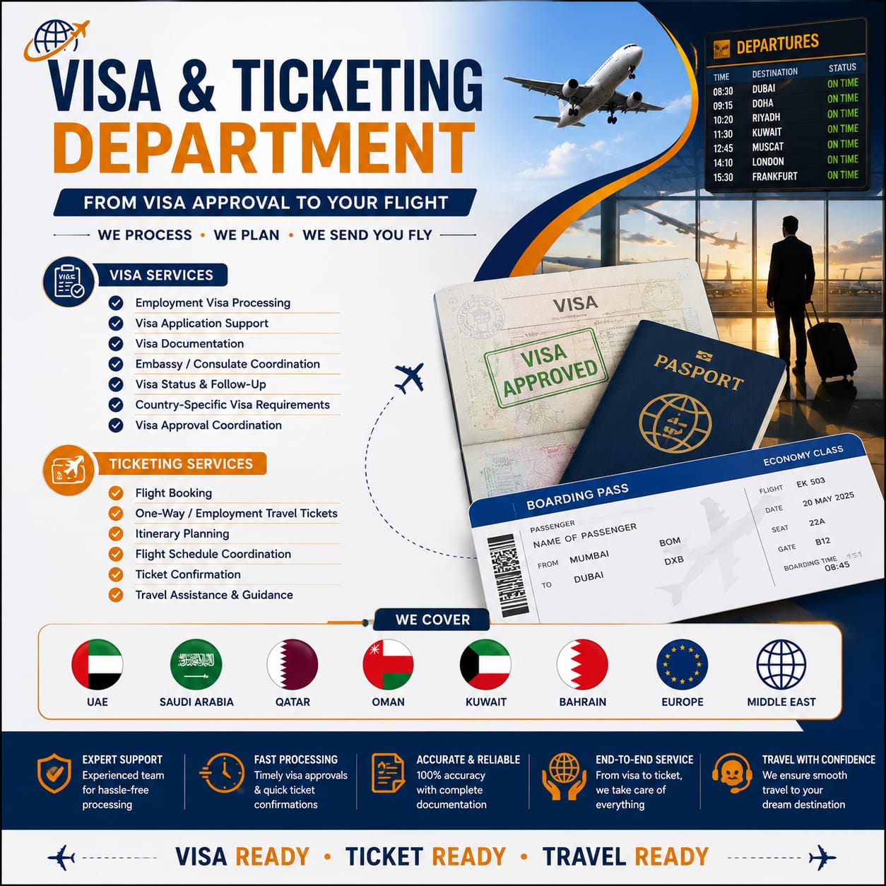 Visa & Ticketing Department - Assistant